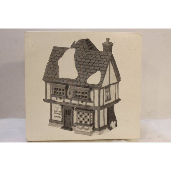Dept 56 Dickens Village  - Tutbury Printer - Picture 4 of 5